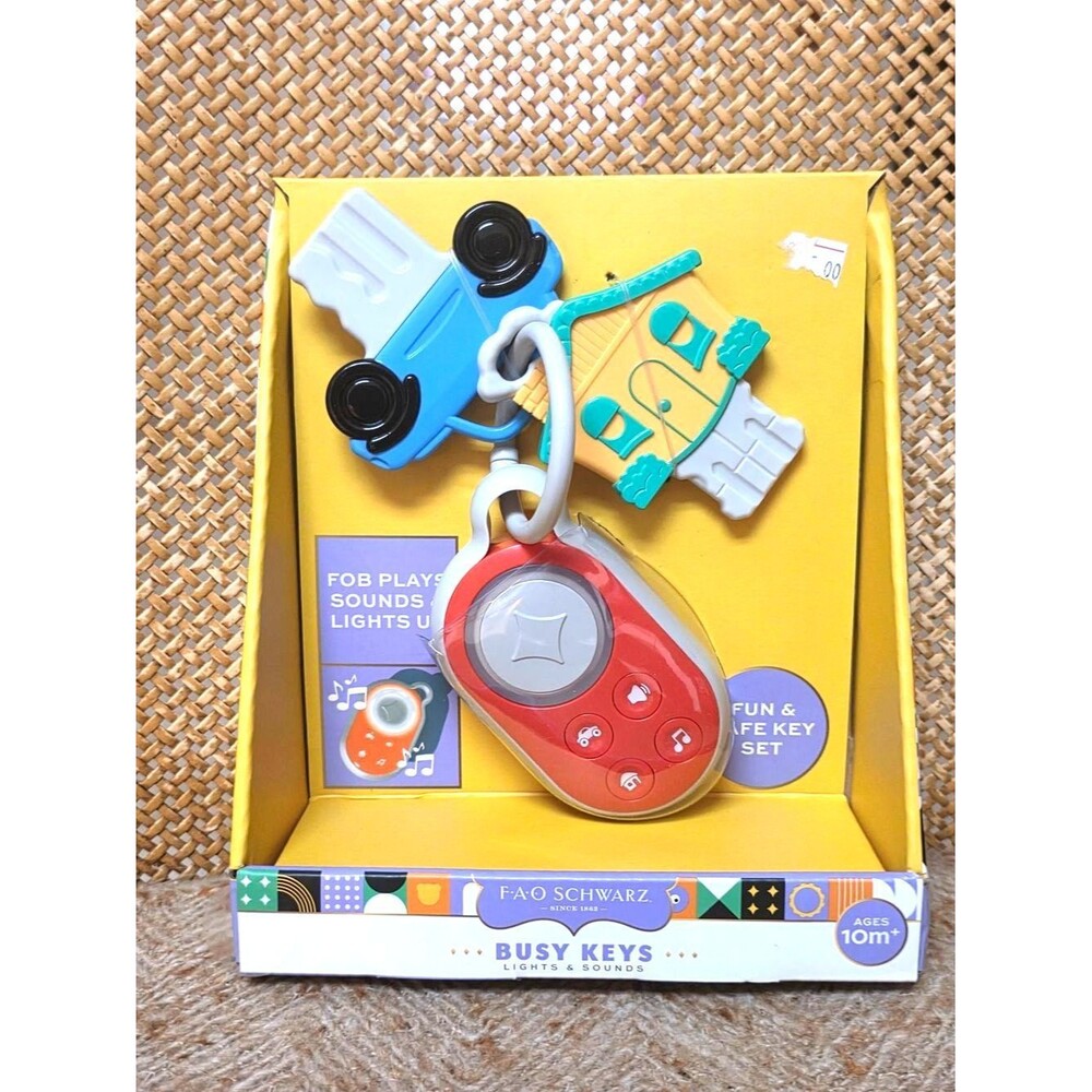 FAO Schwarz Busy Keys with Lights & Sounds Toy (Brand New & Factory Sealed)